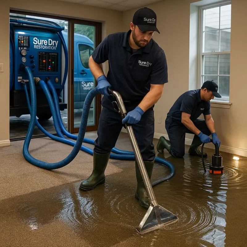Water Extraction and Removal process in Coleman County, TX